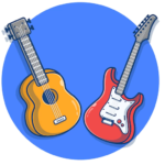 Guitare acoustique/électrique