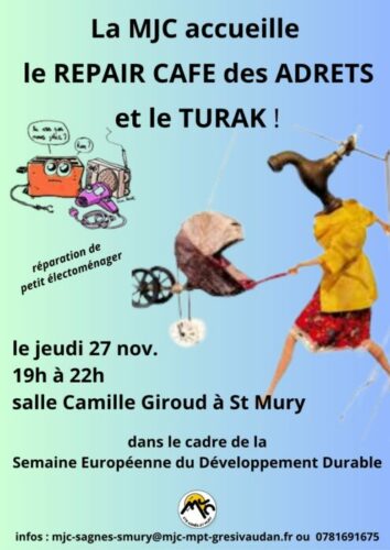 Repair café.... aidé de Turak !