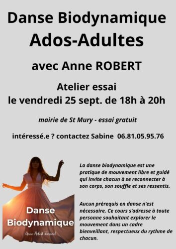 Atelier danse biodynamique